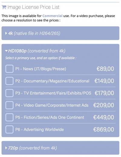 HD1080p Price List - UK