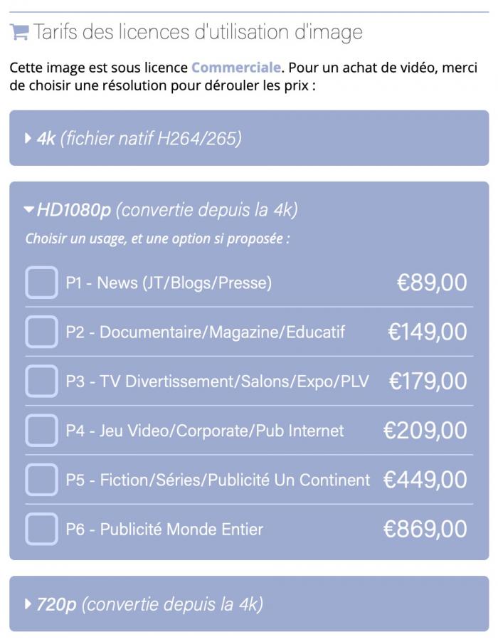 HD1080p Price List - FR